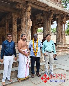 A high-level UNESCO-ICOMOS reactive monitoring mission visited Hampi on Sunday (October 259, 2026) to inspect the iconic World Heritage Site. This critical assessment evaluates how the historical site's ancient monuments are being preserved alongside local tourism and infrastructure developments. -KPN 