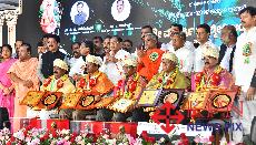 DCM Dr G Paramesgwara inaugurated Maharshi Valmiki Jayanti at Vidhana Soudha in Bengaluru on Monday and presented awards -KPN 
