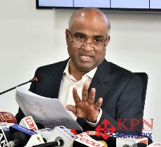 Chief Electoral Officer (CEO) of Karnataka V. Anbukumar addressing a press conference on SIR in Bengaluru on Tuesday. -KPN 