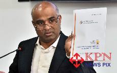 Chief Electoral Officer (CEO) of Karnataka V. Anbukumar addressing a press conference on SIR in Bengaluru on Tuesday. -KPN 